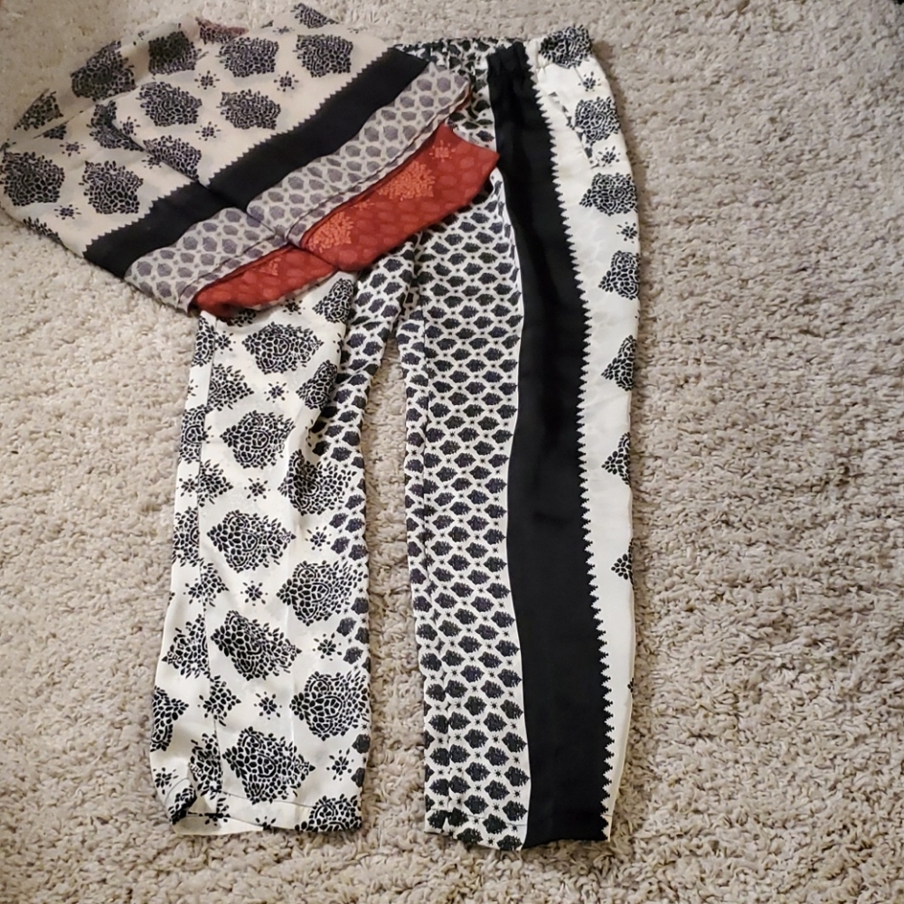 Zara Pants and Shawl